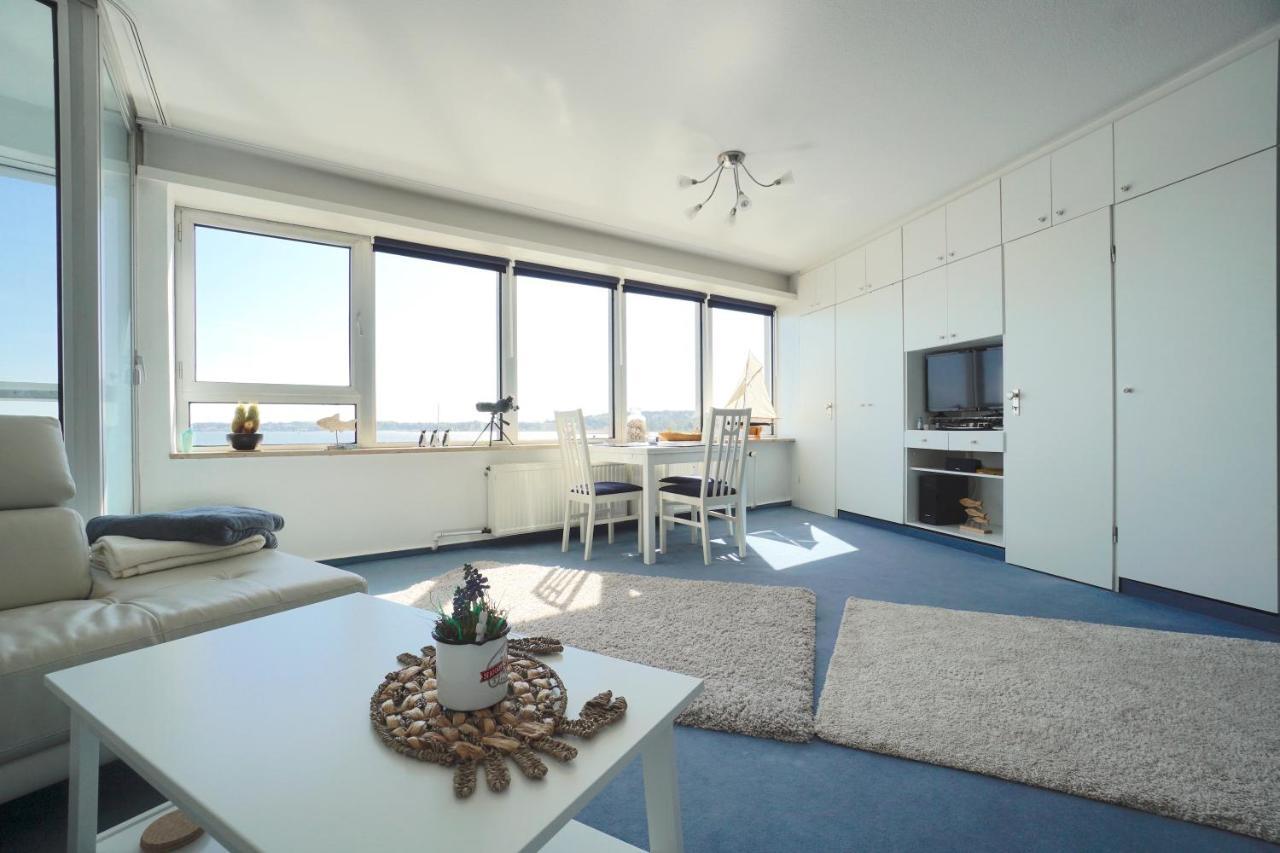 Ferienwohnung Schleiloge Mit Panoramablick Auf Die Schlei Schleswig Eksteriør bilde