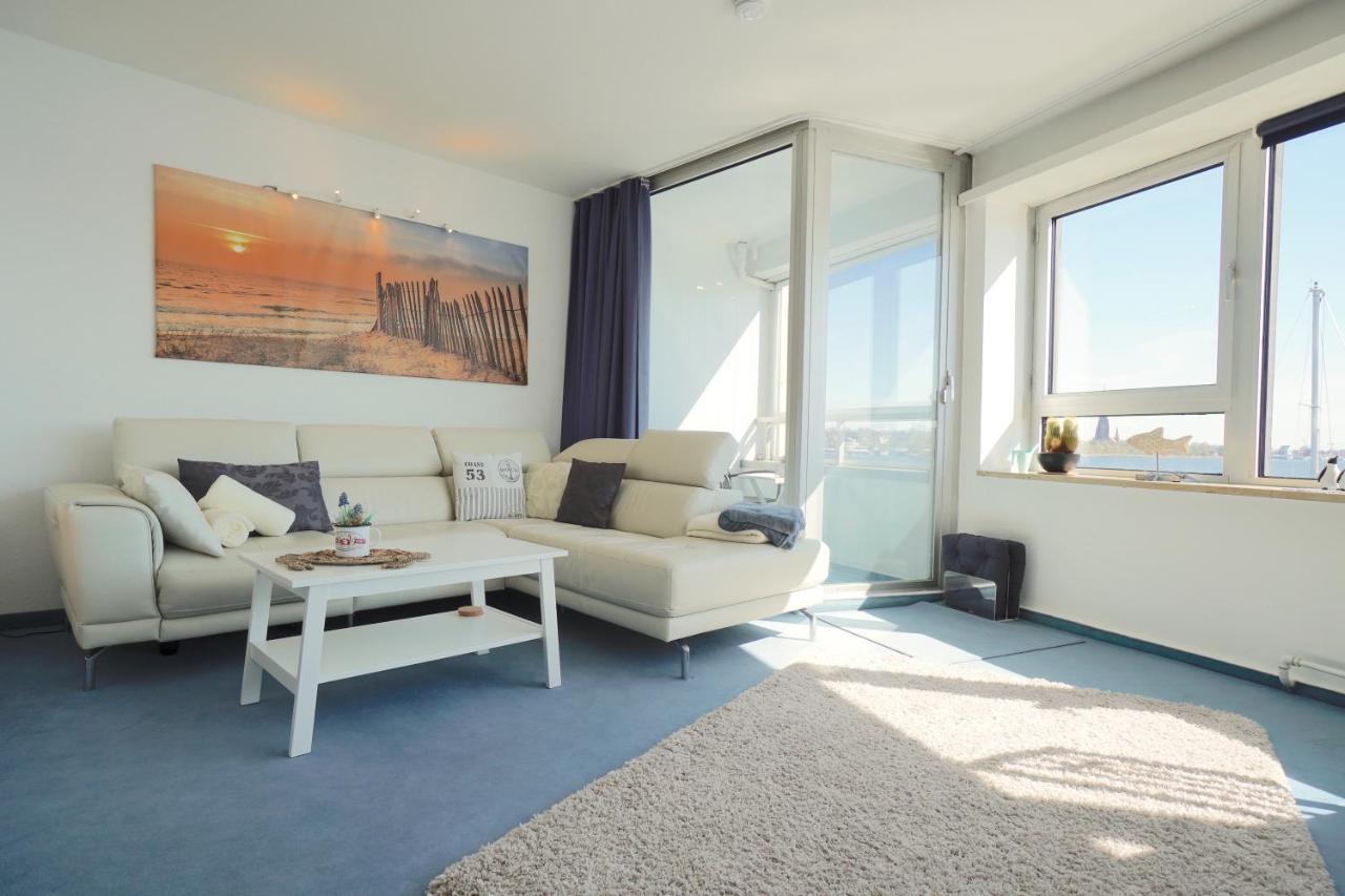 Ferienwohnung Schleiloge Mit Panoramablick Auf Die Schlei Schleswig Eksteriør bilde